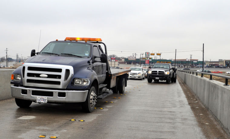 Icy roads cause accidents